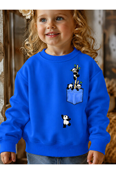 Cevval Children's Crew Neck Printed Sweatshirt