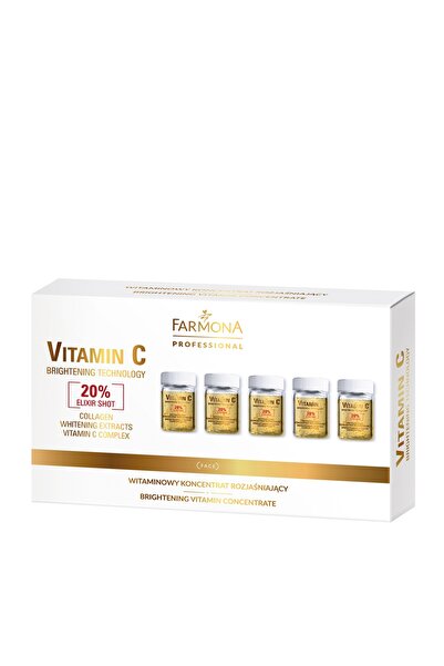 Farmona Concentrat profesional iluminator pentru față cu Vitamina C 5x5ml