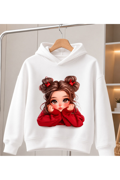Cevval Children's Hooded Printed Sweatshirt