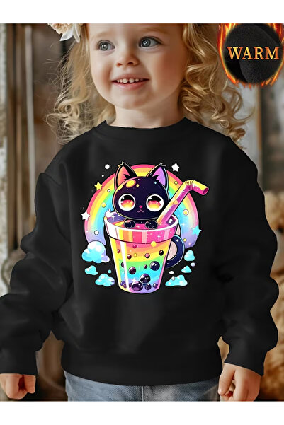 NIMBLECO Children's Crew Neck Printed Sweatshirt