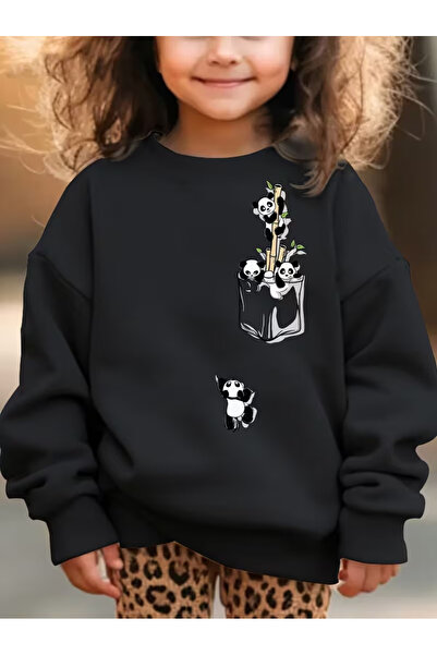 NIMBLECO Children's Crew Neck Printed Sweatshirt