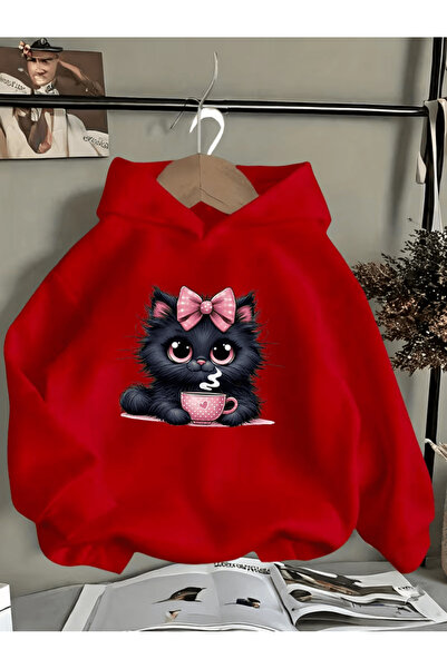 Cevval Children's Hooded Printed Sweatshirt