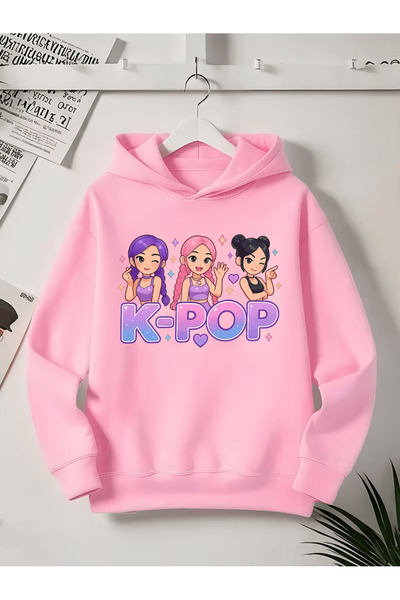 Cevval Children's Hooded Printed Sweatshirt
