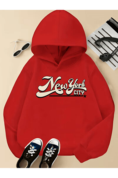 NIMBLECO Children's Hooded Printed Sweatshirt