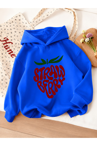 Cevval Children's Hooded Printed Sweatshirt