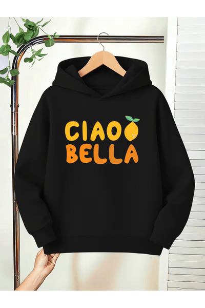 NIMBLECO Children's Hooded Printed Sweatshirt