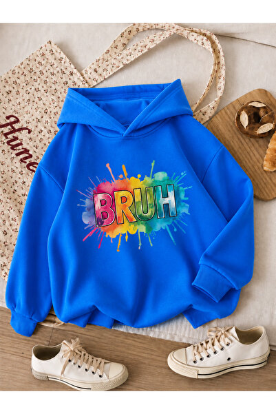 Cevval Children's Hooded Printed Sweatshirt