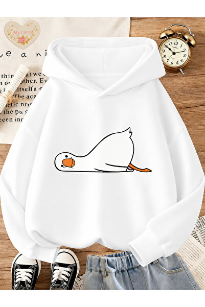 Cevval Children's Hooded Printed Sweatshirt