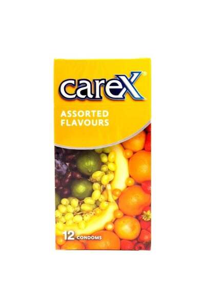 CAREX ASSORTED FLAVOURS CONDOM 12'S