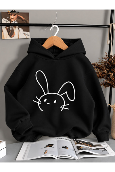 NIMBLECO Children's Hooded Printed Sweatshirt