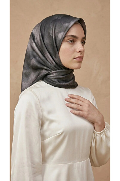 Levidor Crystal Scarf Cloud Low Pattern Black