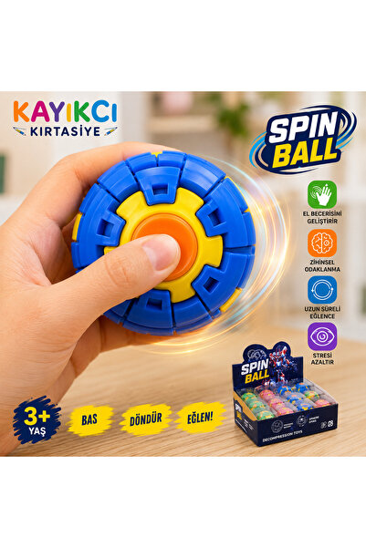 KayıkcıKırtasiye SPİN BALL SPİNNER BALL SRTES GİDERİCİ FİDGET SPİNNER OYUNCAK...