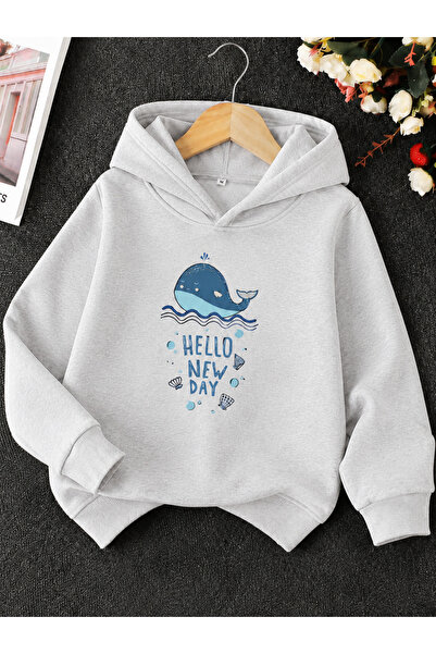 Cevval Children's Hooded Printed Sweatshirt