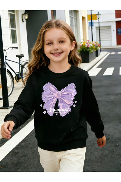 NIMBLECO Children's Crew Neck Printed Sweatshirt