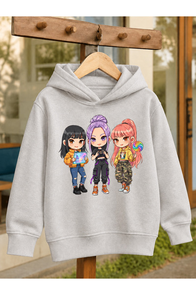Cevval Children's Hooded Printed Sweatshirt