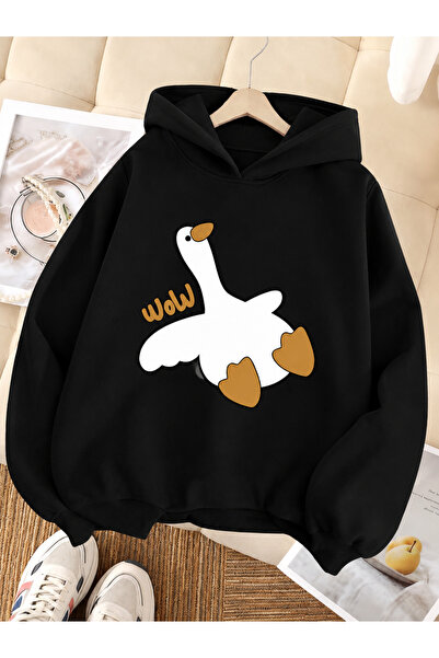 NIMBLECO Children's Hooded Printed Sweatshirt