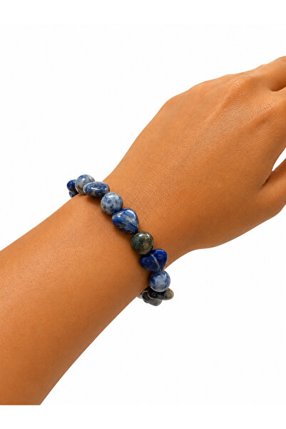 gemsartdeco Lapis Lazuli Heart Natural Stone Bracelet