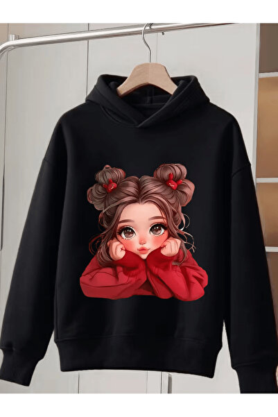 Cevval Children's Hooded Printed Sweatshirt