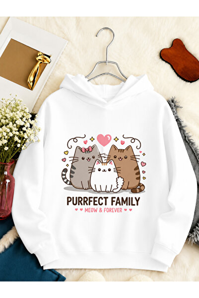 Cevval Children's Hooded Printed Sweatshirt