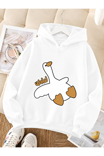 Cevval Children's Hooded Printed Sweatshirt