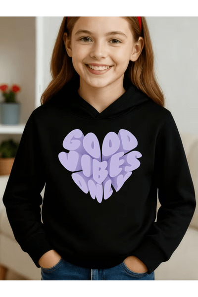 NIMBLECO Children's Hooded Printed Sweatshirt