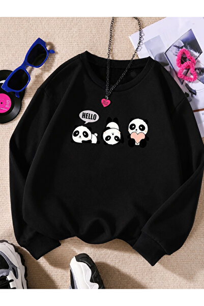 NIMBLECO Children's Crew Neck Printed Sweatshirt