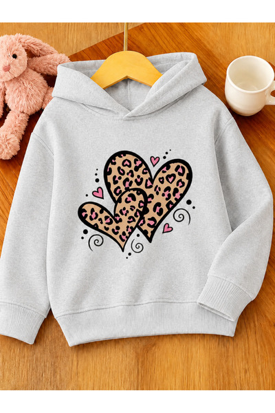 Cevval Children's Hooded Printed Sweatshirt