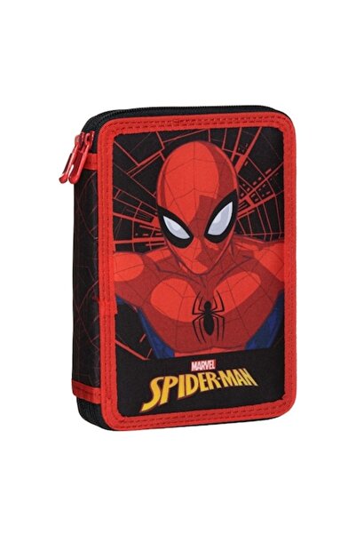 SPIDERMAN Penar cu 2 compartimente echipat pentru scoala Spiderman, 11 x 19 x...