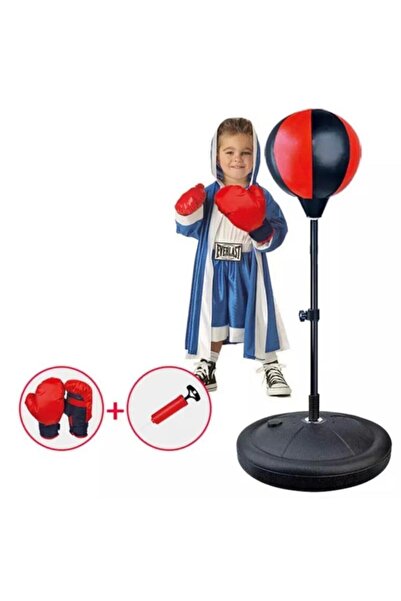 Clifton Boks Standı 70-105 Cm Refleks Topu Boks Seti Eldiven Hediye