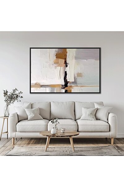 canvas3 لوحات تجريدية ديكور للصاله - اطار اسود