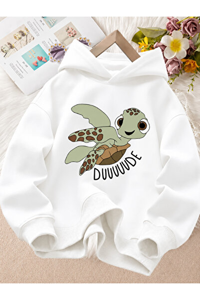 Cevval Children's Hooded Printed Sweatshirt