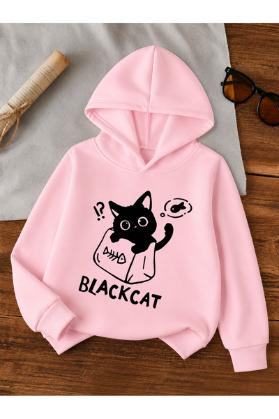 Cevval Children's Hooded Printed Sweatshirt