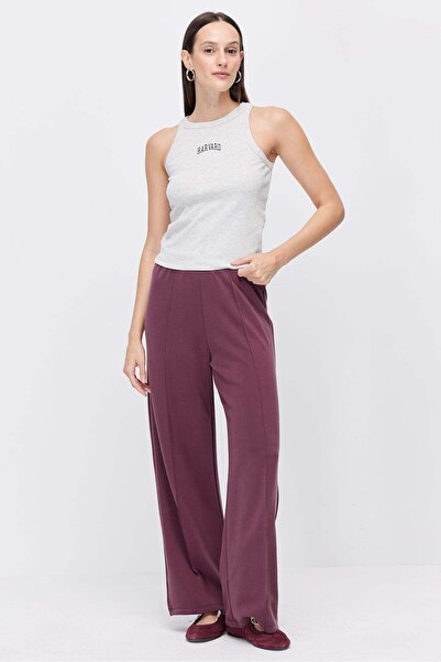 PAULMARK Women's Front Seam Detailed Trousers