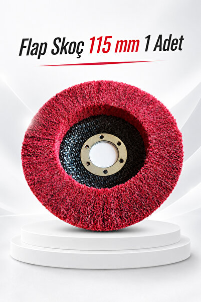 NZB Skoç Flap Disk 115 mm Zımpara Taşı Ahşap Metal Pas Temizleme Taşlama Disk...