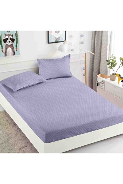 JOJO HOME Bed cover set with Stretchy for mattress 180x200 + 2 pillowcases 50...
