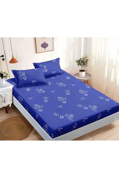 JOJO HOME Set husa de pat cu elastic pentru saltea 180x200 + 2 fete de perna ...