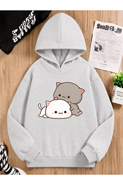 Cevval Children's Hooded Printed Sweatshirt