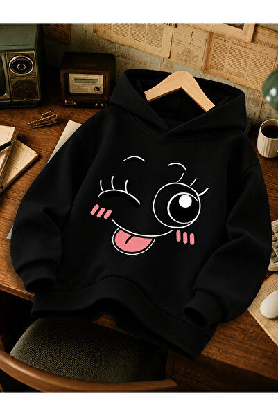 NIMBLECO Children's Hooded Printed Sweatshirt