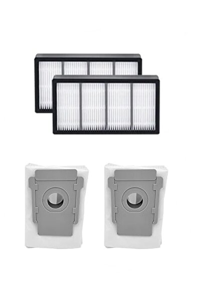 Rovexa Irobot Roomba S9 S9+ Compatible 2 Hepa Filters 2 Dust Bags