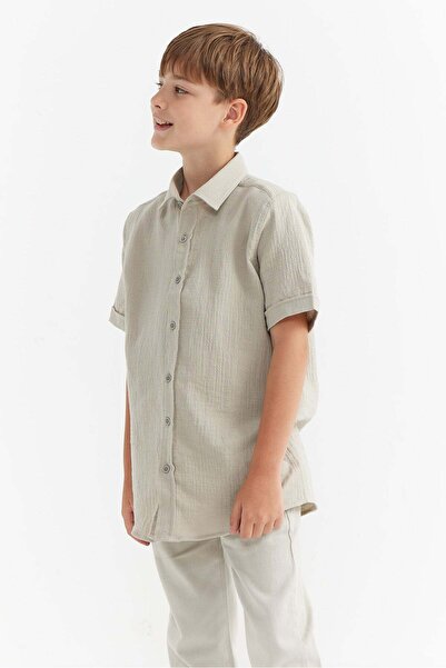 PAULMARK Boy's Short Sleeve Shirt