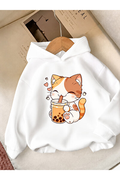 Cevval Children's Hooded Printed Sweatshirt