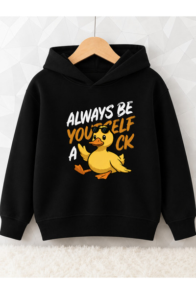 Cevval Children's Hooded Printed Sweatshirt