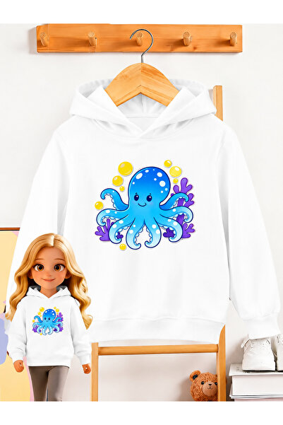 Cevval Children's Hooded Printed Sweatshirt