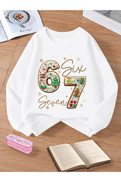 Cevval Children's Crew Neck Printed Sweatshirt