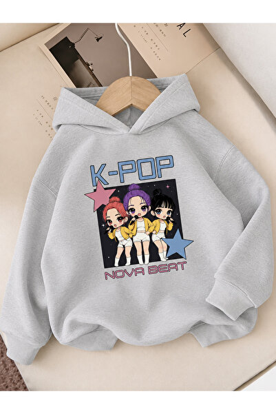 Cevval Children's Hooded Printed Sweatshirt