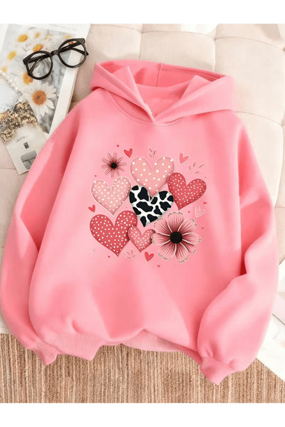 Cevval Children's Hooded Printed Sweatshirt
