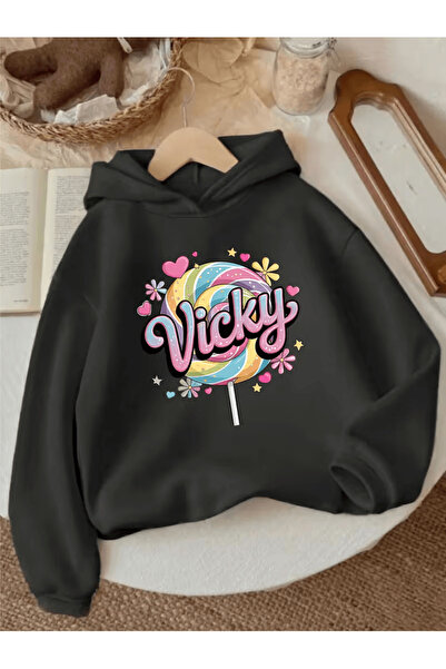 ROOSTER GOLD Children's Hooded Printed Sweatshirt