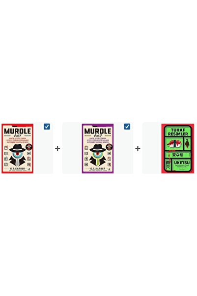 murdle cilt 1+ murdle cilt 2+tuhaf resimler=(3kitap)