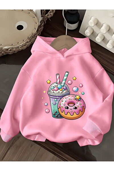 Cevval Children's Hooded Printed Sweatshirt