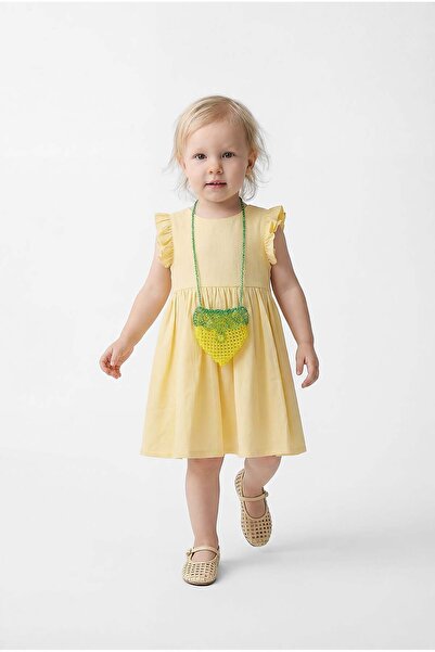 PAULMARK Girl's Ruffle Sleeve Detailed Dress